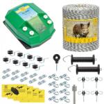 AgroElectro Pachet gard electric complet 1000 m, 4, 5 Joule, pentru animale sălbatice : : 1000 m