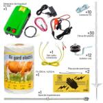 AgroElectro Pachet gard electric pentru câini - cu țăruși din plastic
