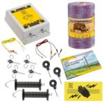 AgroElectro Pachet de bază gard electric 1000 m, 4, 1 Joule, pentru animale domestice : : 1000 m
