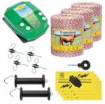AgroElectro Pachet de bază gard electric 3000 m, 7, 2 Joule, pentru animale domestice : : 3000 m