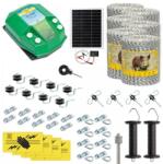 AgroElectro Pachet gard electric complet 6000 m, 7, 2 Joule, cu sistem solar, pentru animale sălbatice : : 6000 m
