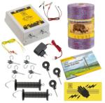 AgroElectro Pachet de bază gard electric 1000 m, 4, 1 Joule, 230 V, pentru animale domestice : : 1000 m