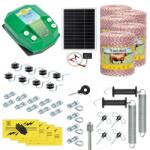 AgroElectro Pachet gard electric complet 5000 m, 7, 2 Joule, cu sistem solar, pentru animale domestice : : 5000 m