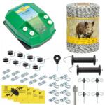 AgroElectro Pachet gard electric complet 500 m, 3, 2 Joule, pentru animale sălbatice : : 500 m