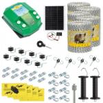 AgroElectro Pachet gard electric complet 5000 m, 7, 2 Joule, cu sistem solar, pentru animale sălbatice : : 5000 m