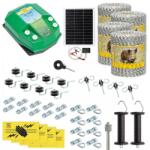 AgroElectro Pachet gard electric complet 4000 m, 7, 2 Joule, cu sistem solar, pentru animale sălbatice : : 4000 m