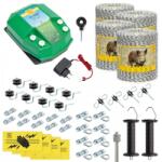 AgroElectro Pachet gard electric complet 4000 m, 7, 2 Joule, 230 V, pentru animale sălbatice : : 4000 m