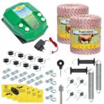 AgroElectro Pachet gard electric complet 2000 m, 4, 5 Joule, 230 V, pentru animale domestice : : 2000 m