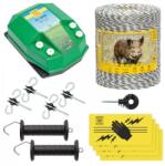 AgroElectro Pachet de bază gard electric 1000 m, 4, 5 Joule, pentru animale sălbatice : : 1000 m