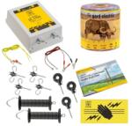 AgroElectro Pachet de bază gard electric 250 m, 4, 1 Joule, pentru animale domestice : : 250 m