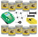 AgroElectro Pachet de bază gard electric 10000 m, 7, 2 Joule, pentru animale sălbatice : : 10000 m