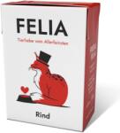 Fred & Felia FELIA párolt marhahús menü sütőtökkel - teljes értékű nedves eledel felnőtt macskáknak, 190 g