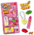 Trolli Hello Girls Szett Gyümölcs Ízű Gumicukor, Nyalóka, Préselt és Pattogós Cukorka 24, 5g