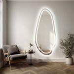 Alfaram Oglindă organică cu iluminare - JASPIS LED II