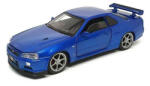 Tayumo Nissan GT-R34 V-Spec II kék - 1: 32 fém játékautó és modellautó | Tayumo (32115011)