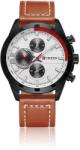 Curren Ceas CURREN 8216 - Business Casual - Carcasă Aliaj Negru 38 mm - Cadran Alb - Curea Piele (WZ5650) Ceas