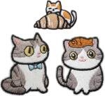  Patch / Petic Textil OEM Cat 1, Set 3 bucati, Multicolor