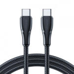 JOYROOM Cablu Date si Incarcare USB-C - USB-C Joyroom S-A11, 60W, 0.25m, Negru - gsmboutique