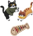 Patch / Petic Textil OEM Cat 2, Set 3 bucati, Multicolor