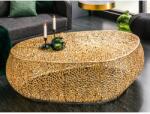 IV Interior Concept Masuta cu aspect deosebit Leaf 122cm, auriu (A-38938 VC) Masa de cafea