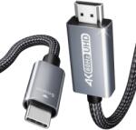 Benfei Cablu Audio si Video USB-C - HDMI Benfei, 0.9m, Gri