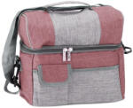 AdTrend Geanta frigorifica textil gri rosu 27 x 17 x 24 cm (75693B)