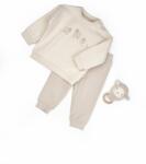 BabyCosy Set bluzita cu imprimeu si pantalon, Lamb, BabyCosy, 100%bumbac organic (Marime: 9-12 luni)