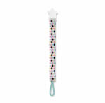 BabyJem Lantisor pentru suzeta din material textil BabyJem Bear (Culoare: Multicolor)