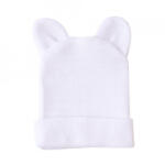 drool Caciulita subtire de nou-nascut cu urechiuse Drool (Culoare: Alb)