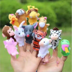 drool Set de 12 marionete pentru degete - animale Drool