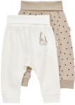 BabyCosy Set 2 pantaloni bebe unisex Girafa, BabyCosy, 100% bumbac organic (Marime: 9-12 luni)