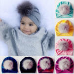 drool Turban bebelusi din catifea Drool (Culoare: Roz)