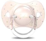 Suavinex Suzetă fiziologică SX Pro din silicon 0-6 luni Roz Gold Premium