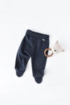 BabyCosy Pantaloni cu Botosei - Bumbac organic Bleumarin BabyCosy (Marime: 3-6 Luni)