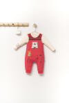 Tongs baby Set salopeta cu bluzita Scufita rosie pentru bebelusi, Tongs baby (Marime: 9-12 luni, Culoare: Corai)