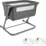 Skiddou Patut 3 in 1 co-sleeping Skiddou Natt, Evening Dream, Gri inchis