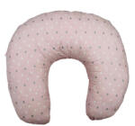 BabyJem Perna pentru alaptat 2 in 1 Nursing Pillow Hearts, BabyJem (Culoare: Roz) - drool