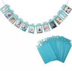 drool Ghirlanda pentru fotografii - primele 12 luni Drool (Culoare: Bleu) Decoratiune camera copii