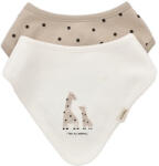 BabyCosy Set 2 bavete Girafa, BabyCosy, Ecru/Mink Bavata