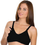 BabyJem Sutien alaptare cu cupe fara intarituri BabyJem (Culoare: Negru, Marime: 100)