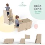 MamaToyz Turn de invatare multifunctional Kule Bend, Natur, MamaToyz