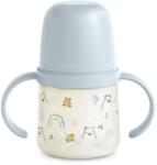 Suavinex Prima cană cu muștiuc din silicon 150 ml, +4l, Bears, albastru, Suavinex