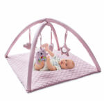 BabyJem Saltea de activitati cu bara jucarii BabyJem Soft Cotton (Culoare: Verde)
