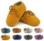 drool Pantofiori eleganti bebelusi Drool (Marime: 6-12 Luni, Culoare: Mustar)