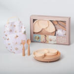 Miniware Set diversificare hrana bebelusi Miniware Mini Sous Chef 100% din materiale naturale biodegradabile, 6 piese, Golden Harvest Set pentru masa bebelusi