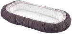 BabyJem Babynest cu 2 fete BabyJem Luxury Between Parents (Culoare: Gri)