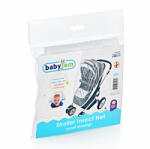 BabyJem Plasa universala impotriva insectelor pentru carucior, BabyJem (Culoare: Alb)