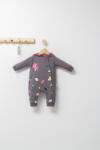 Tongs baby Salopeta cu gluga pentru bebelusi Colorful autum, Tongs baby (Culoare: Gri, Marime: 3-6 Luni)