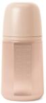 Suavinex Biberon din silicon, 240ml, Colour Essence SX Pro debit mediu, nude