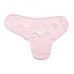 BabyJem Sistem de infasare din bumbac 0-3 luni BabyJem Swaddle (Culoare: Roz)